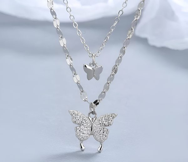 Koren Double Layer Pendent Smart Butterfly