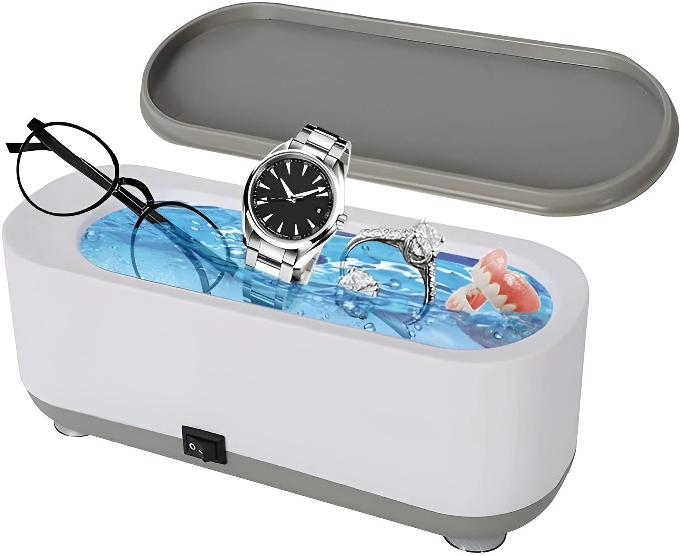 Ultrasonic Cleaner Jewelry Watch Eye Glasses Ring Makeup Brush Cleaning Machine (random Color)