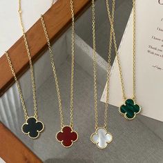 Gold Plated Clover Design Pendant